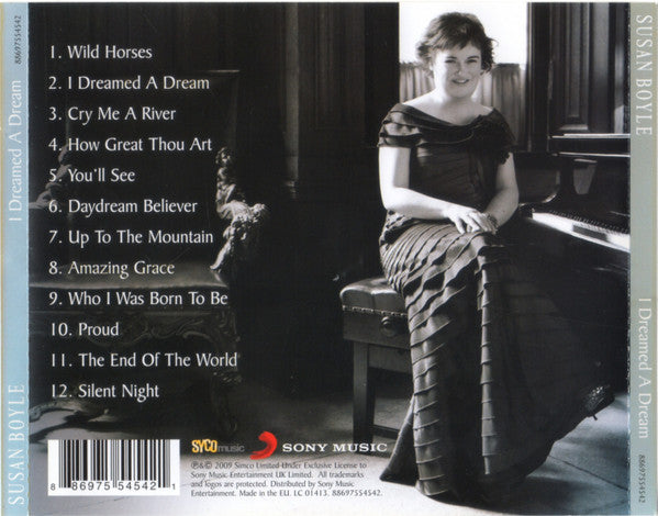 Susan Boyle - I Dreamed A Dream (CD) - Discogs image 5