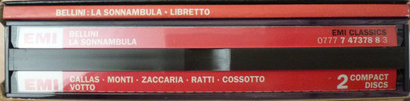 Vincenzo Bellini - Maria Callas, Nicola Monti, Nicola Zaccaria, Eugenia Ratti, Fiorenza Cossotto, Orchestra Del Teatro Alla Scala E Orchestra Del Teatro Alla Scala, Antonino Votto - La Sonnambula (2xCD) - Discogs image 4