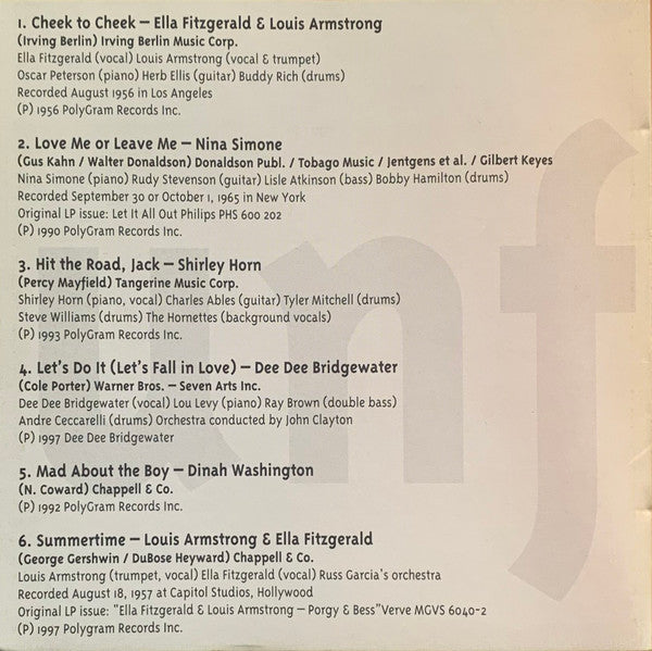 Various - Unforgettable - הקולות הגדולים של הג'אז (CD) - Discogs image 5