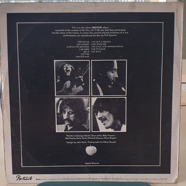 Beatles, The - Let It Be (LP) - Discogs image 2