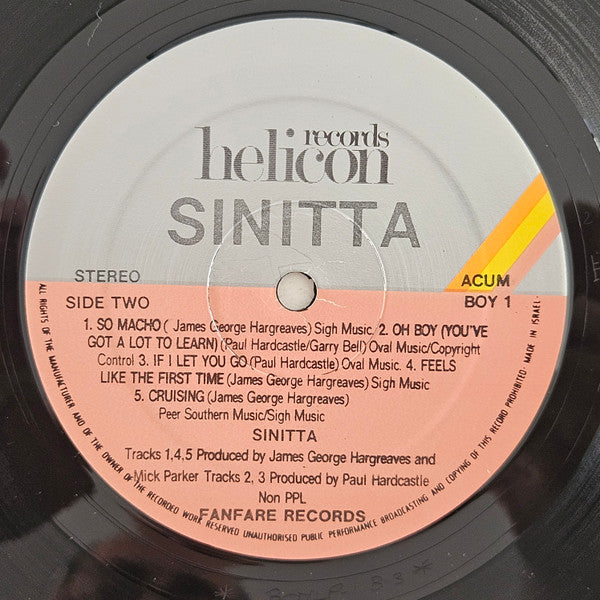 Sinitta - Sinitta! (LP) - Discogs image 3