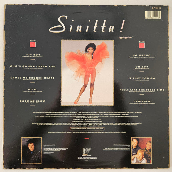 Sinitta - Sinitta! (LP) - Discogs image 2