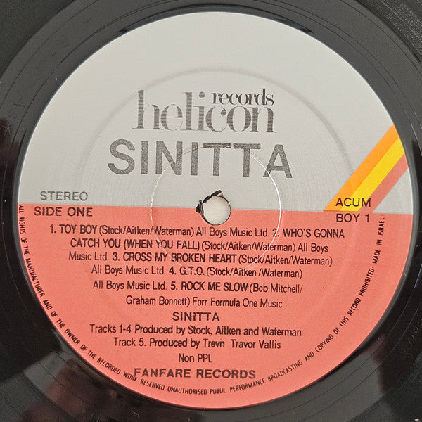 Sinitta - Sinitta! (LP) - Discogs image 4