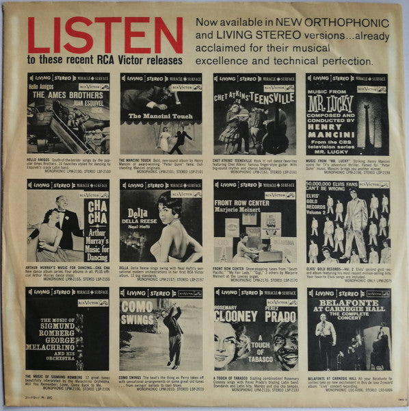 Hugo Winterhalter - Hugo Winterhalter Goes . . . Latin (LP) - Discogs image 5
