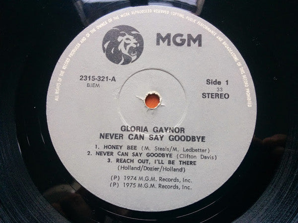 Gloria Gaynor - Never Can Say Goodbye (LP) - Discogs image 4
