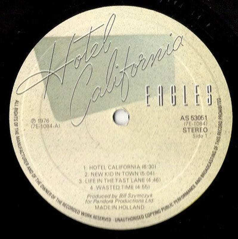 Eagles - Hotel California (LP) - Discogs image 3