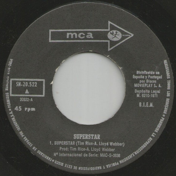 Andrew Lloyd Webber And Tim Rice - Jesus Christ Superstar (7") - Discogs image 3