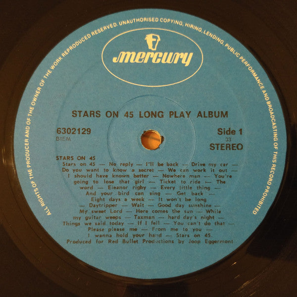 Stars On 45 - Long Play Album (LP) - Discogs image 3