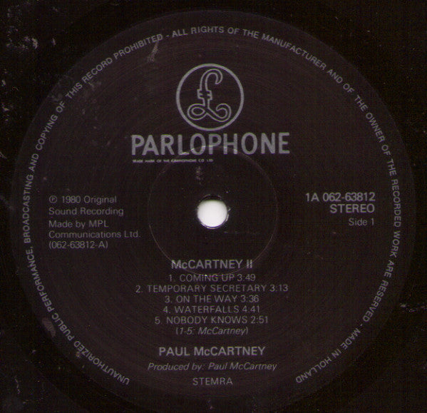 Paul McCartney - McCartney II (LP) - Discogs image 5