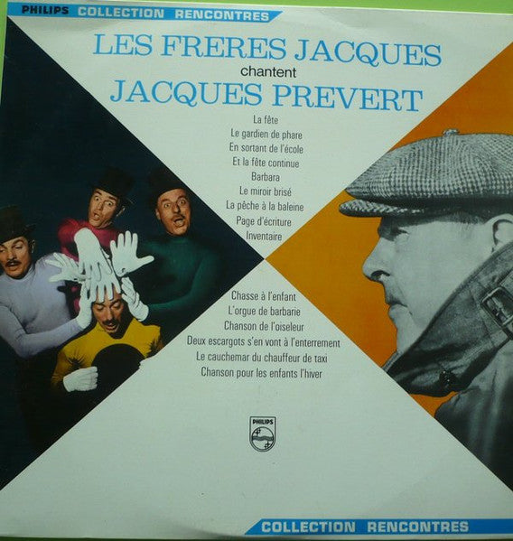 Les Frères Jacques - Les Frères Jacques Chantent Jacques Prévert (LP)