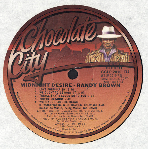 Randy Brown (2) - Midnight Desire (LP) - Discogs image 3