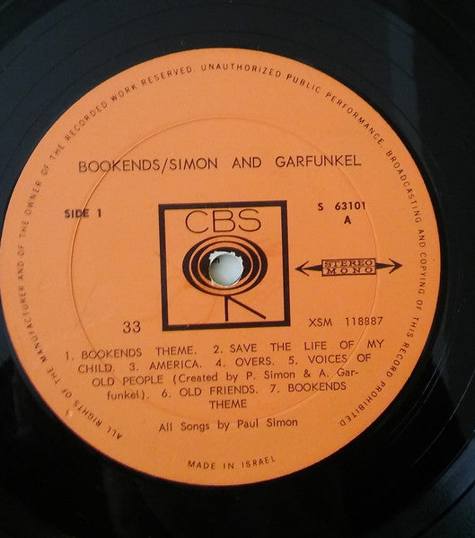 Simon & Garfunkel - Bookends (LP) - Discogs image 3