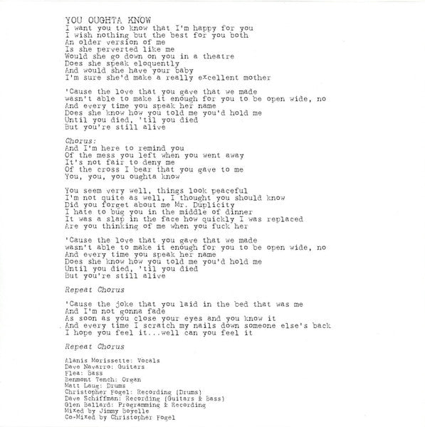 Alanis Morissette - Jagged Little Pill (CD) - Discogs image 7
