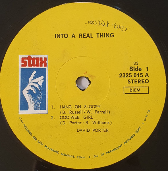 David Porter - ...Into A Real Thing (LP) - Discogs image 4