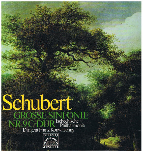 Franz Schubert / Czech Philharmonic Orchestra, The / Franz Konwitschny - Große Sinfonie Nr. 9 C-dur (LP)