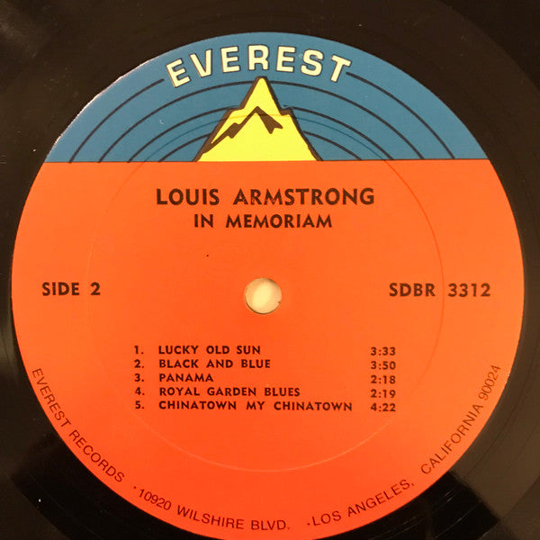 Louis Armstrong - In Memoriam (LP) - Discogs image 4