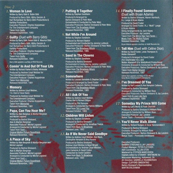 Barbra Streisand - The Essential Barbra Streisand (2xCD) - Discogs image 6
