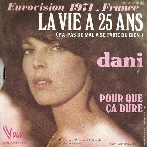 Dani - La Vie A 25 Ans (Y'a Pas De Mal A Se Faire Du Bien) (7") - Discogs image 2