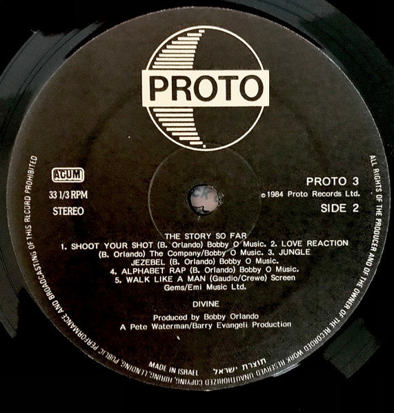 Divine - The Story So Far... (LP) - Discogs image 6