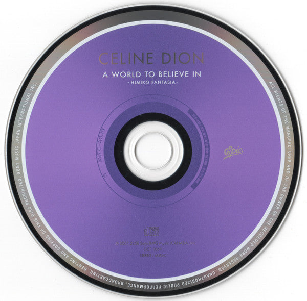 Céline Dion - A World To Believe In (Himiko Fantasia) (CD) - Discogs image 4