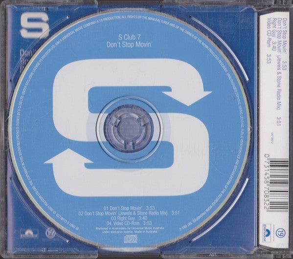 S Club 7 - Don't Stop Movin' (CD) - Discogs image 7