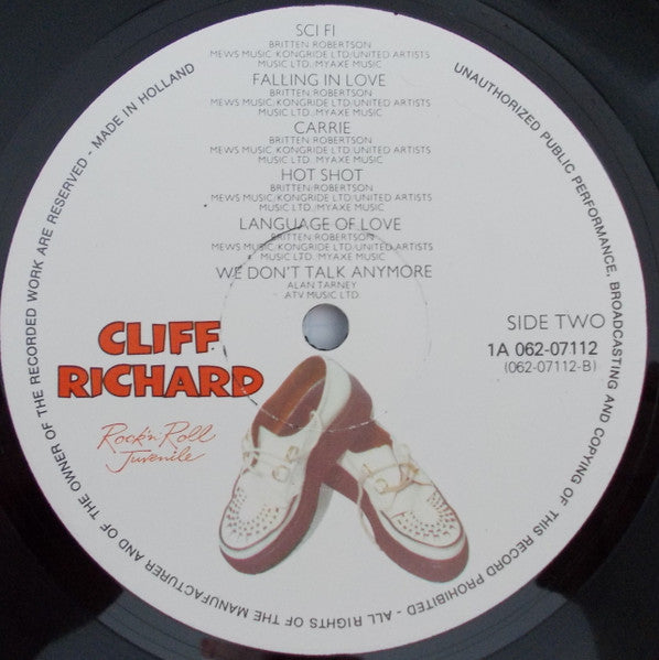 Cliff Richard - Rock 'N' Roll Juvenile (LP) - Discogs image 4