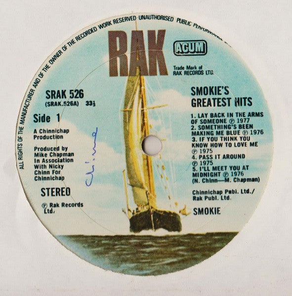 Smokie - Greatest Hits (LP) - Discogs image 3