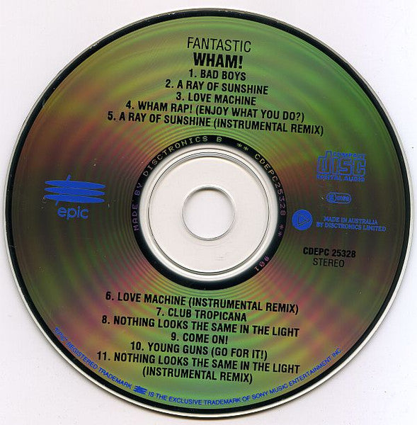 Wham! - Fantastic (CD) - Discogs image 3