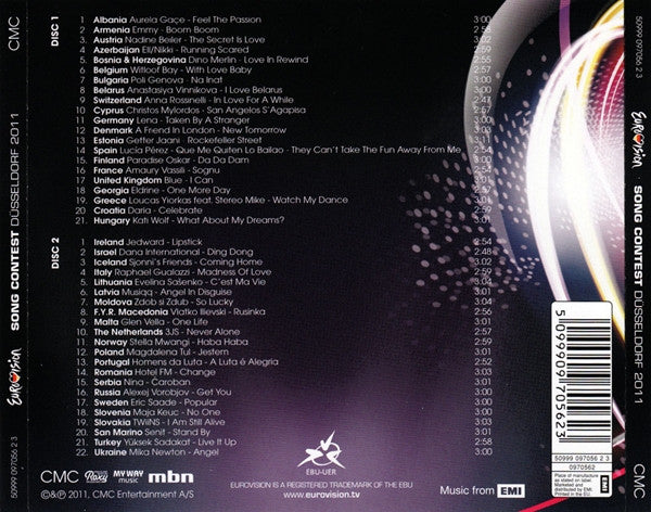 Various - Eurovision Song Contest Düsseldorf 2011 (2xCD) - Discogs image 2