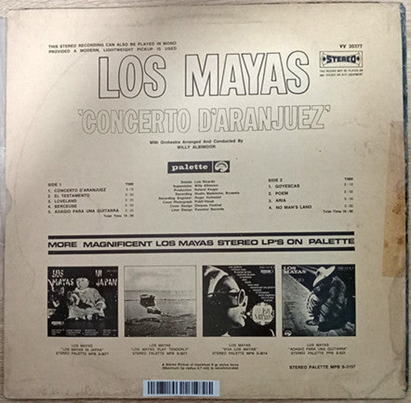 Los Mayas - Concerto D'Aranjuez (LP)