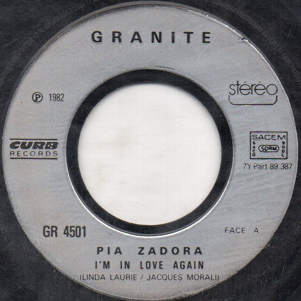 Pia Zadora - I'm In Love Again (7") - Discogs image 3