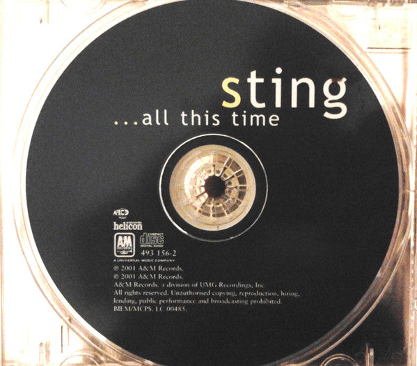 Sting - ...All This Time (CD)