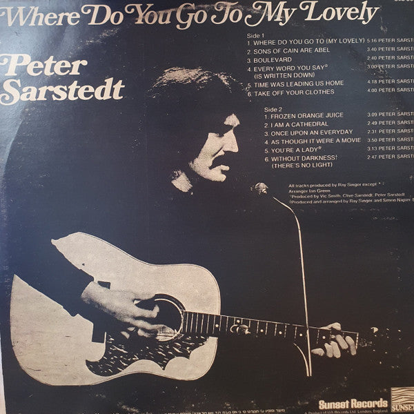 Peter Sarstedt - Where Do You Go To My Lovely (LP)
