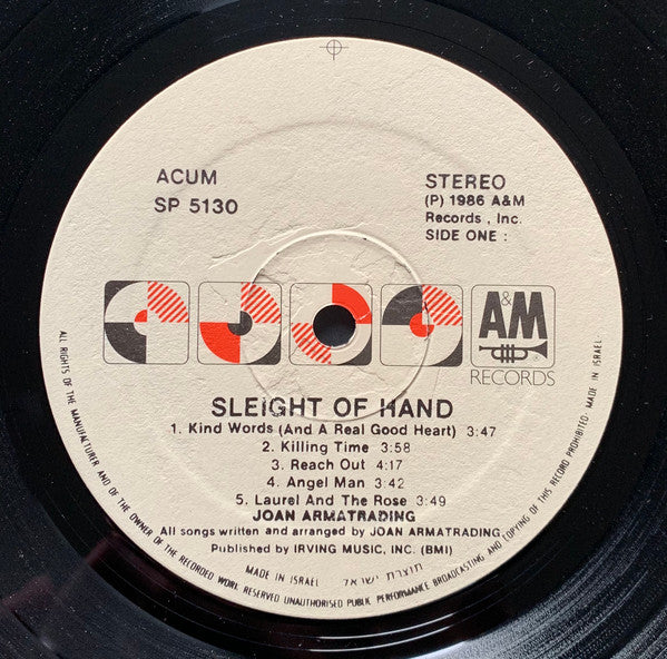 Joan Armatrading - Sleight Of Hand (LP) - Discogs image 3