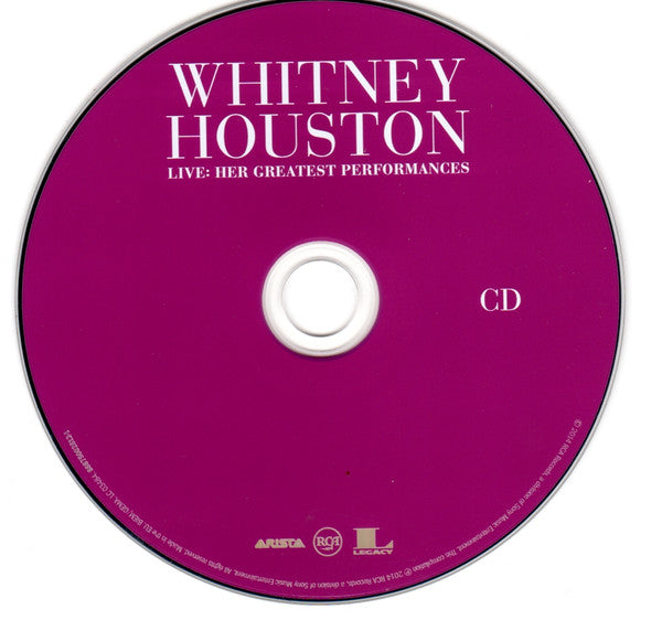Whitney Houston - Live: Her Greatest Performances (CD) - Discogs image 3