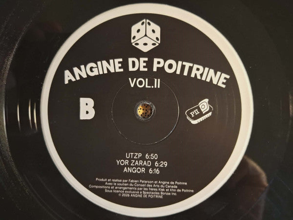Angine De Poitrine - Vol. II (LP) - Discogs image 3