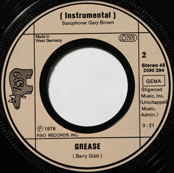 Frankie Valli - Grease (7") - Discogs image 4