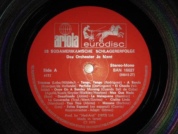 Jo Ment & His Orchestra - 28 Südamerikanische Schlagererfolge (LP) - Discogs image 3