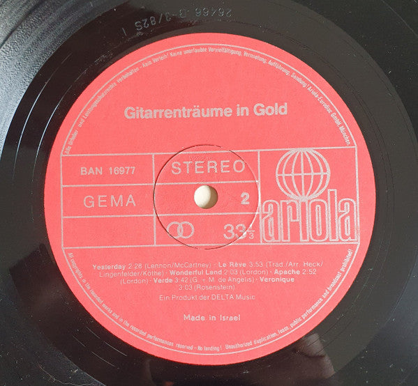 Unknown Artist - Gitarrenträume In Gold (LP) - Discogs image 5
