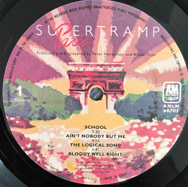 Supertramp - Paris (2xLP) - Discogs image 4