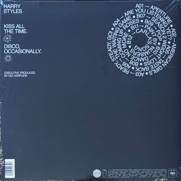 Harry Styles - Kiss All The Time. Disco, Occasionally. (LP) - Discogs image 2