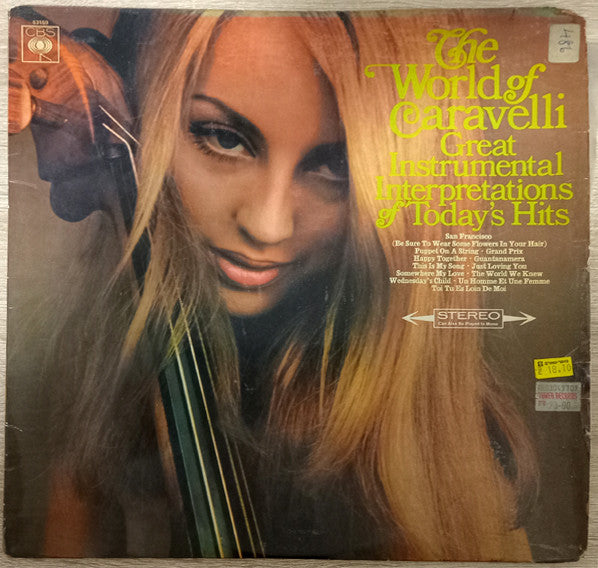 Caravelli - The World Of Caravelli: Great Instrumental Interpretations Of Today's Hits (LP)