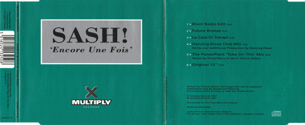 Sash! - Encore Une Fois (CD) - Discogs image 3