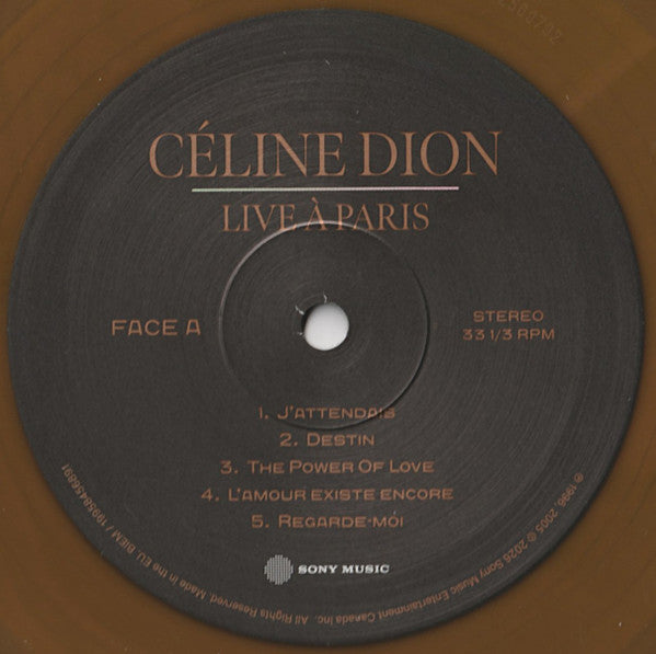Céline Dion - Live À Paris (2xLP) - Discogs image 3
