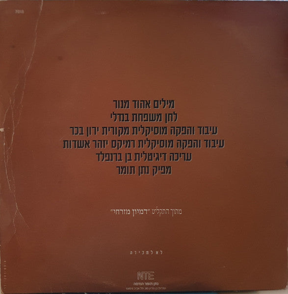 Yardena Arazi - מה נתת לי רמיקס REMIX 105 BPM (12") - Discogs image 2