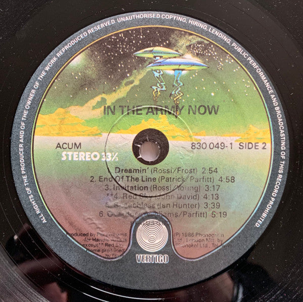 Status Quo - In The Army Now (LP) - Discogs image 4
