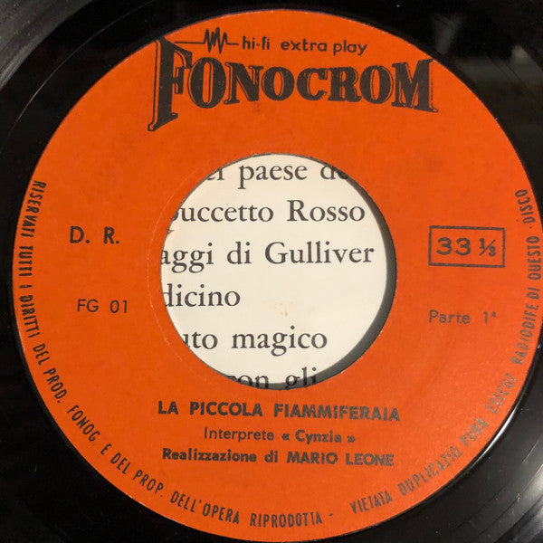 Cynzia - La Piccola Fiammiferaia (7") - Discogs image 3