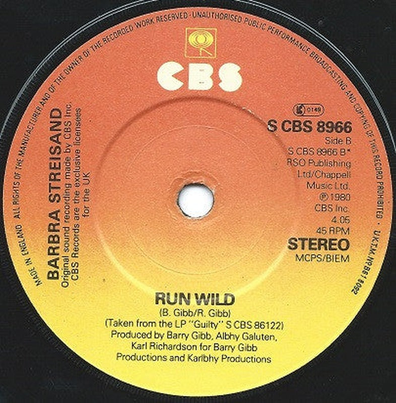 Barbra Streisand - Woman In Love (7") - Discogs image 2