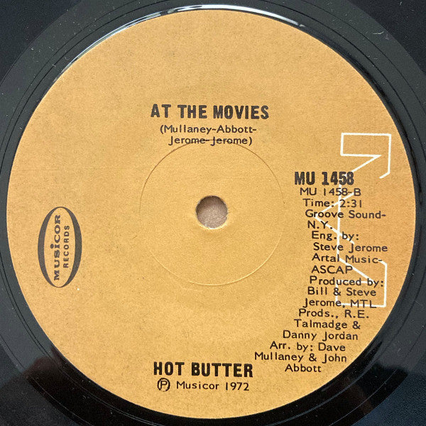 Hot Butter - Popcorn / At The Movies (7") - Discogs image 4