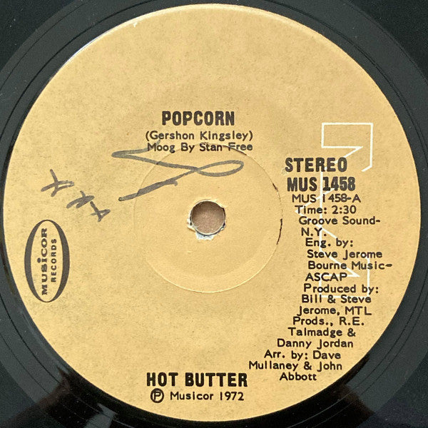 Hot Butter - Popcorn / At The Movies (7") - Discogs image 3